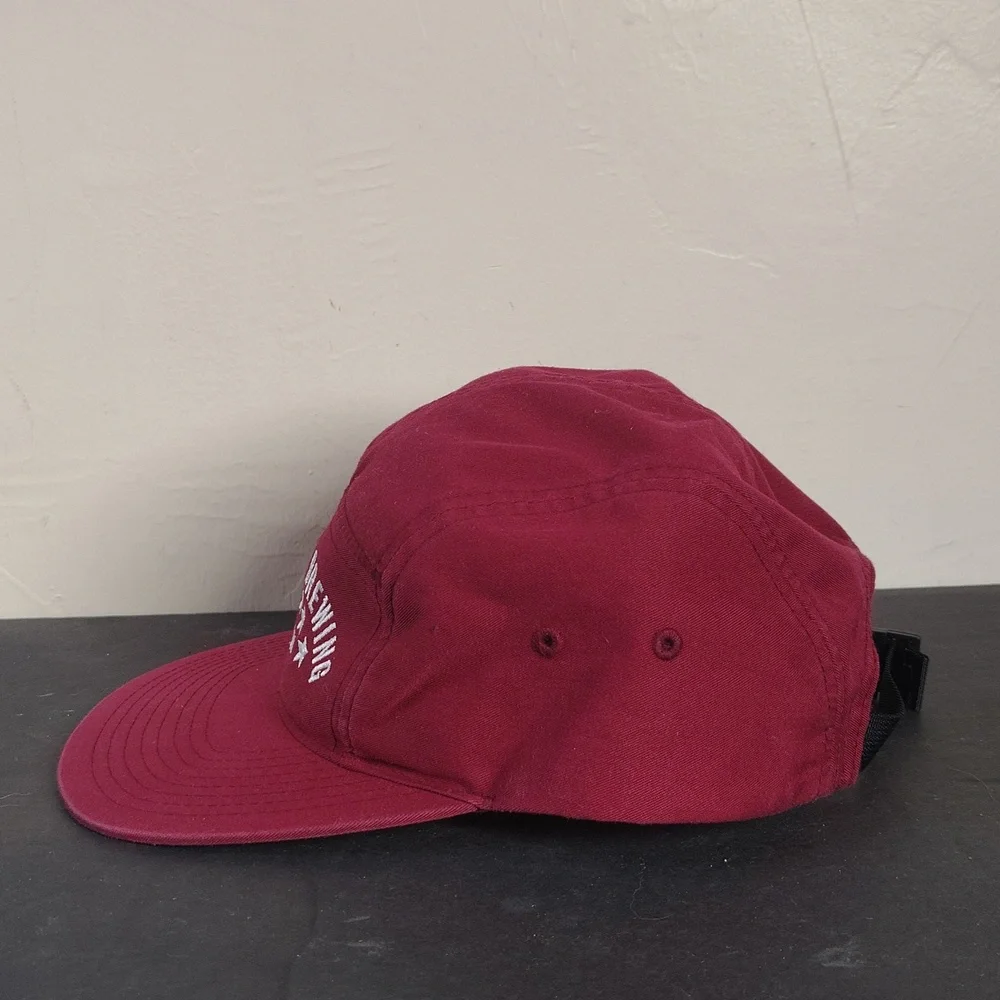 Boston Massachusetts Brewery Hat Cap Strap Back Democracy Brewing Panel Embroide